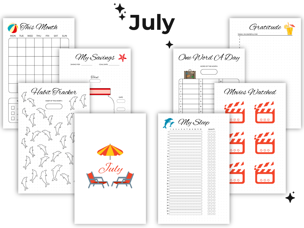 Monthly Bullet Journal