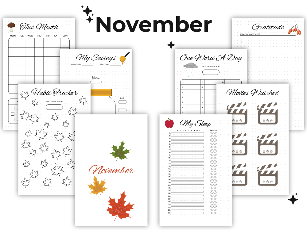 Monthly Bullet Journal