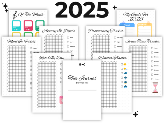 Yearly Printable Bullet Journal